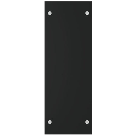 Porta Legna Nero 40x35x100 cm Portaceppi in Vetro Temperato