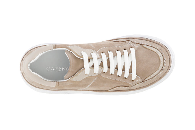 SNEAKERS IN PELLE SCAMOSCIATA