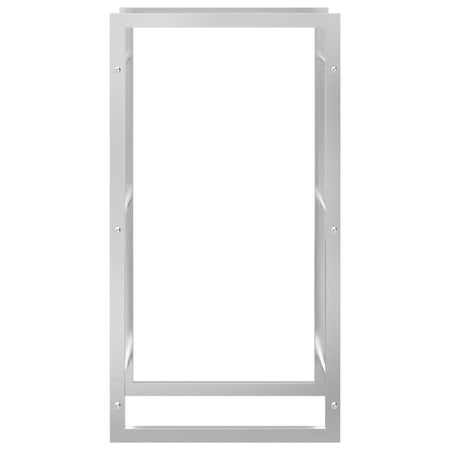 Portalegna 50x28x94 cm in Acciaio Inossidabile
