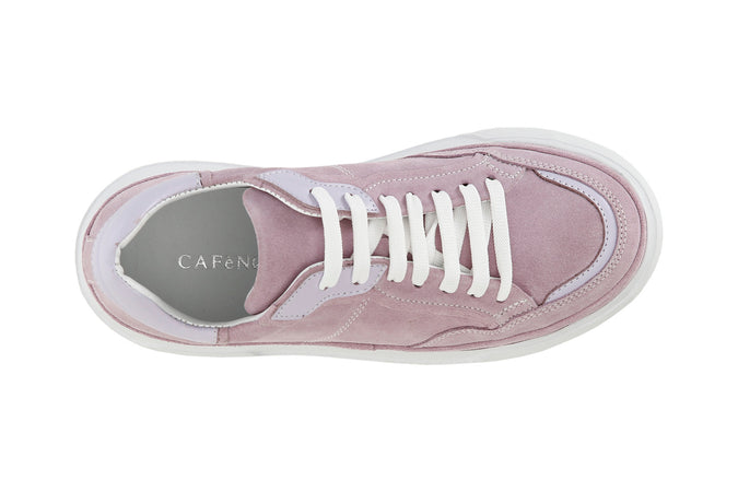 SNEAKERS IN PELLE SCAMOSCIATA