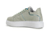 SNEAKERS IN PELLE STAMPA INTRECCIO