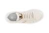 SNEAKERS IN PELLE STAMPA INTRECCIO
