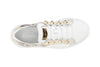 SNEAKERS IN PELLE CON BORCHIE