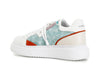 SNEAKERS IN TESSUTO E PELLE