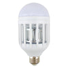 Lampadina elettro sterminatore per zanzare ed insetti zanzariera elettrica a led UV 45 mtq
