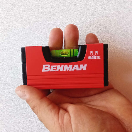 Benman 10cm a 1 bolla livella tascabile magnetica mini