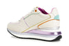 SNEAKERS IN PELLE CON PROFILI COLORATI