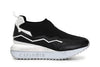 SLIP ON IN TESSUTO LUREX E PELLE