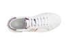 SNEAKERS IN PELLE CON STRASS