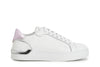 SNEAKERS IN PELLE CON LOGO