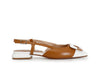 BALLERINA APERTA DIETRO IN PELLE