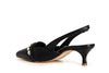 SCARPE APERTE DIETRO IN PELLE CON ACCESSORIO