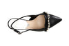 SCARPE APERTE DIETRO IN PELLE CON ACCESSORIO