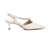 SCARPE IN PELLE ASIMMETRICHE CON ACCESSORIO