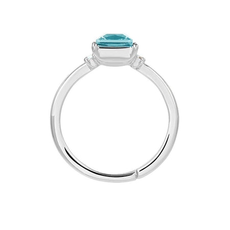 Stroili   -  Anello Solitario Violet Ottone Cristallo