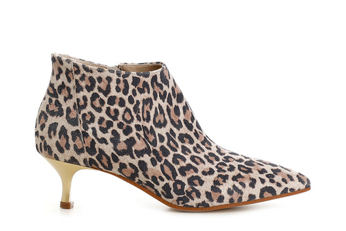 TRONCHETTO IN PELLE SCAMOSCIATA STAMPA LEOPARDO