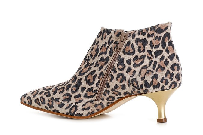 TRONCHETTO IN PELLE SCAMOSCIATA STAMPA LEOPARDO