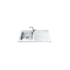 Smeg Lavello Inox A Una Vasca Gocciolatoio A Destra Sp861d