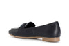MOCASSINO IN PELLE CON PASSANTE IN MICROSTRASS