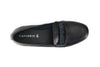 MOCASSINO IN PELLE CON PASSANTE IN MICROSTRASS