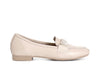 MOCASSINO IN PELLE CON PASSANTE IN MICROSTRASS