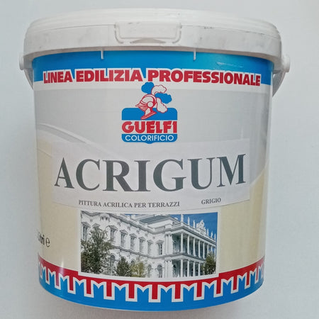 ACRIGUM 20kg grigia guaina liquida isolante pittura acrilica per terrazzi