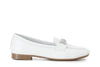 MOCASSINO IN PELLE CON PASSANTE IN MICROSTRASS