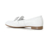MOCASSINO IN PELLE CON PASSANTE IN MICROSTRASS