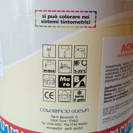 ACRIGUM 20kg grigia guaina liquida isolante pittura acrilica per terrazzi