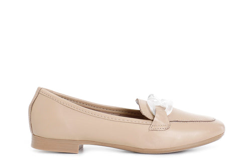 MOCASSINO IN PELLE CON CATENA