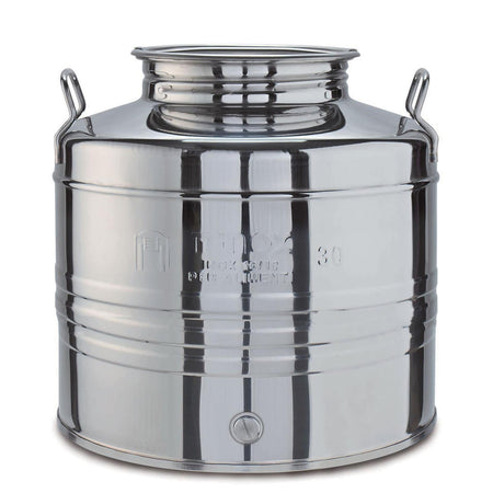 Contenitore in acciaio inox AISI 304 "Made in Italy" per olio d'oliva