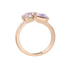 Stroili   -   Anello Fantasia Violet Ottone Rosa Cristallo