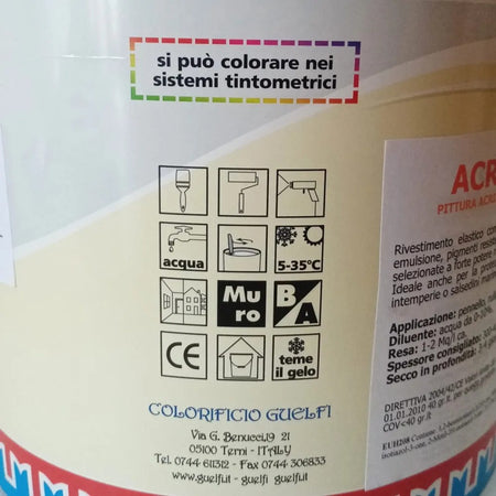 ACRIGUM 5kg grigia guaina liquida isolante pittura acrilica per terrazzi