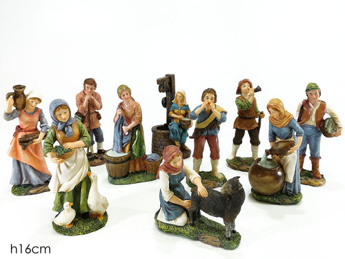 Personaggi natalizi 16cm ass.