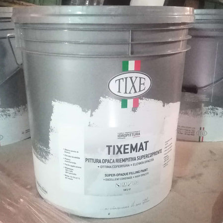 Tixe TIXEMAT 14lt idro pittura bianca opaca riempitiva supercoprente per interni