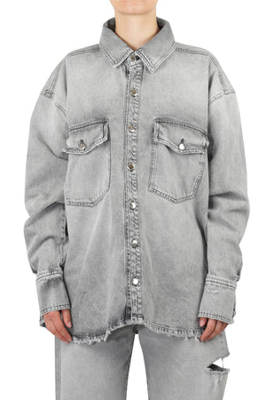 ICON DENIM Icon Denim - Camicia - 450868 - Grigio da donna