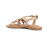 SANDALO INCROCIO IN PELLE SCAMOSCIATA ERAFFIA