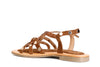 SANDALO INCROCIO IN PELLE SCAMOSCIATA ERAFFIA