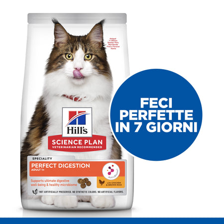 Hill's Perfect Digestion secco Gatti Adulti pollo