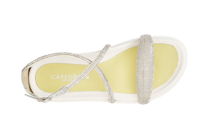 SANDALO LACCI CON STRASS