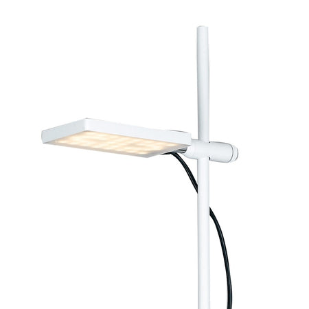 Piantana lampada da terra 17W a led orientabile bianca FOLIO