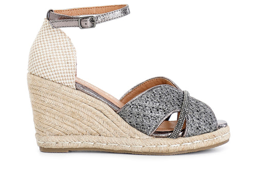 SCARPE APERTE IN TESSUTO INTRECCIATO SUZEPPA CORDA