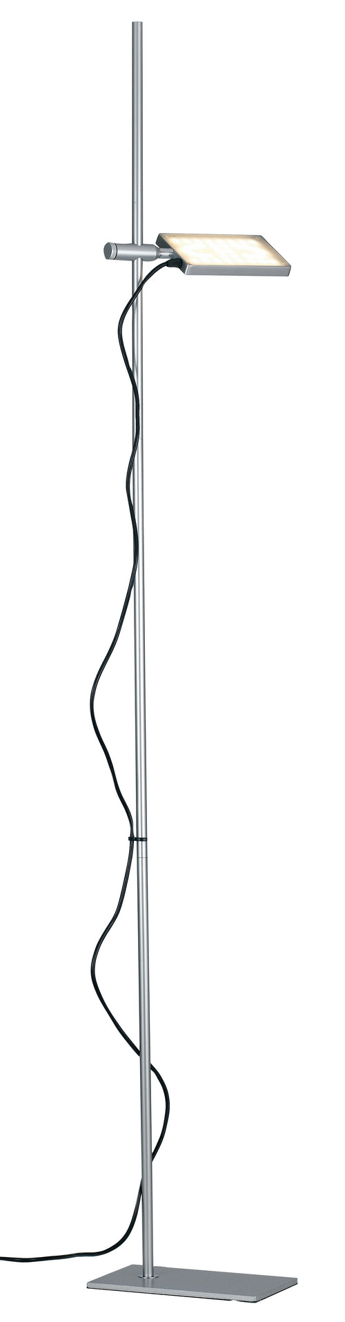 Piantana lampada da terra 17W a led orientabile grigia FOLIO