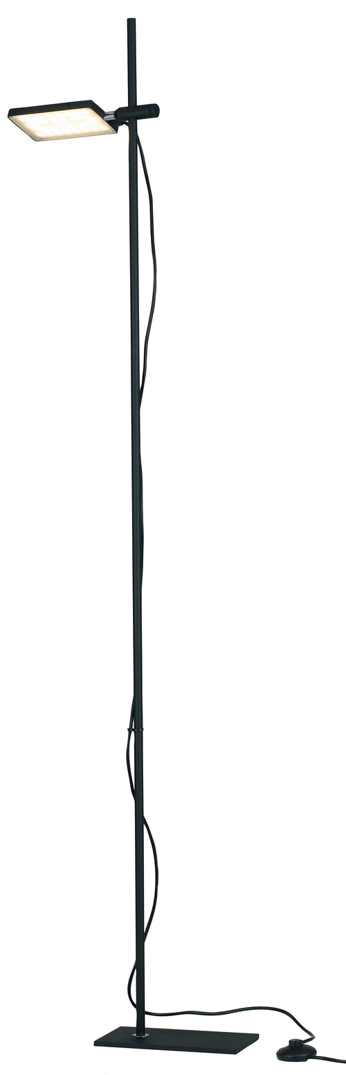 Piantana lampada da terra 17W a led orientabile oro FOLIO