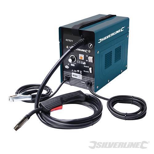 Saldatrice a filo continuo senza gas 60 - 120 A Turbo Mig Silverline - Eternal Brico