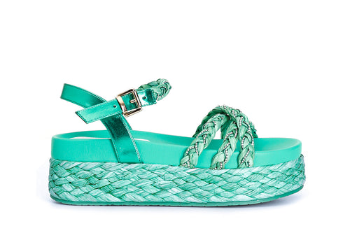SANDALO GILDA 3 FASCE CON STRASS