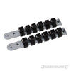 Set di supporti plastica per bussole a parete Silverline ordine posizione 2pz Silverline