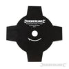 Lama a disco per decespugliatori 4denti Silverline 25.4mm - Eternal Brico