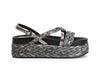 SANDALO ASIMMETRICO CON STRASS