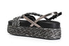 SANDALO ASIMMETRICO CON STRASS